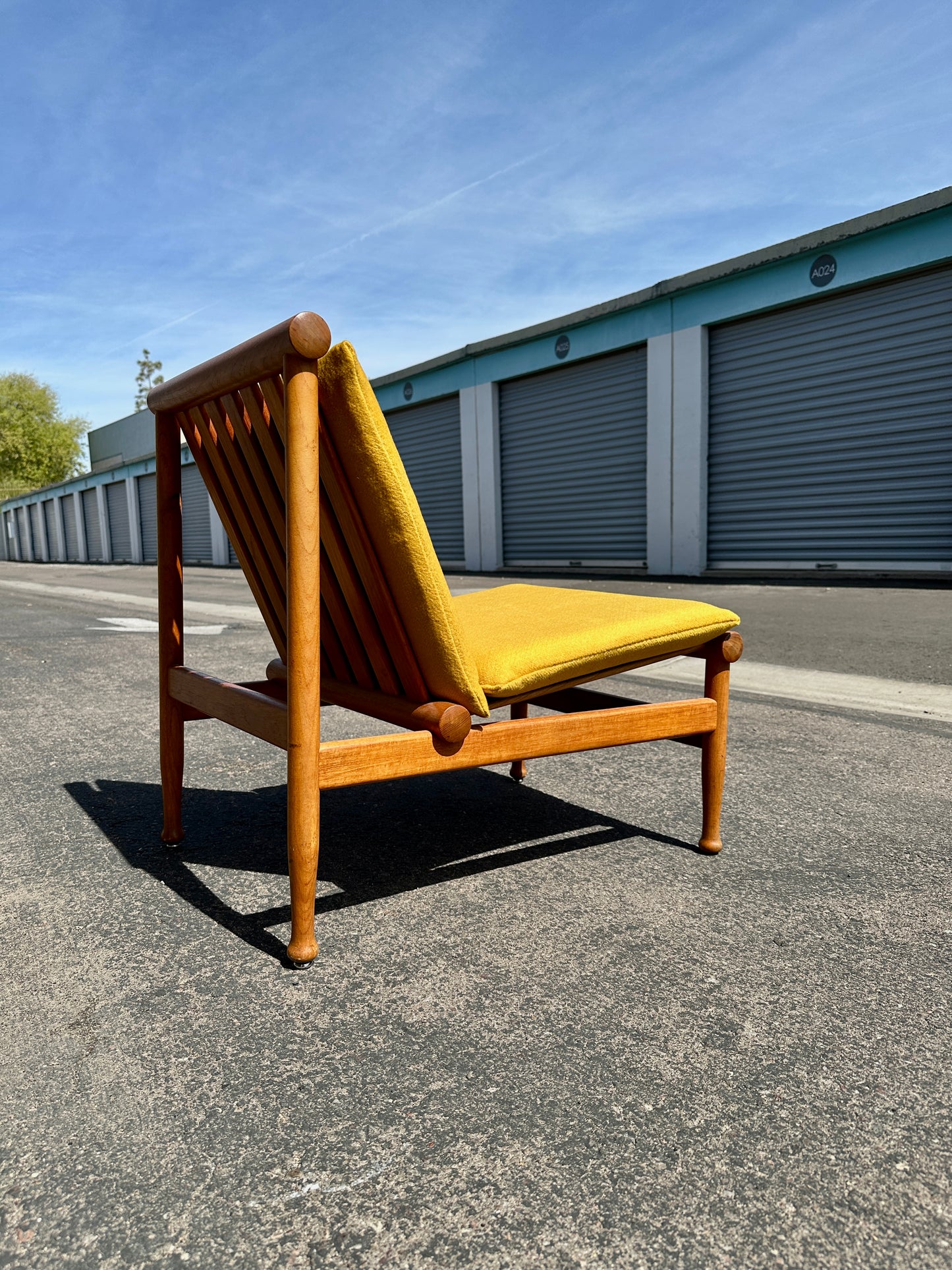 1960s Danish Lounge Chair Attributed to Kai Lyngfeldt Larsen