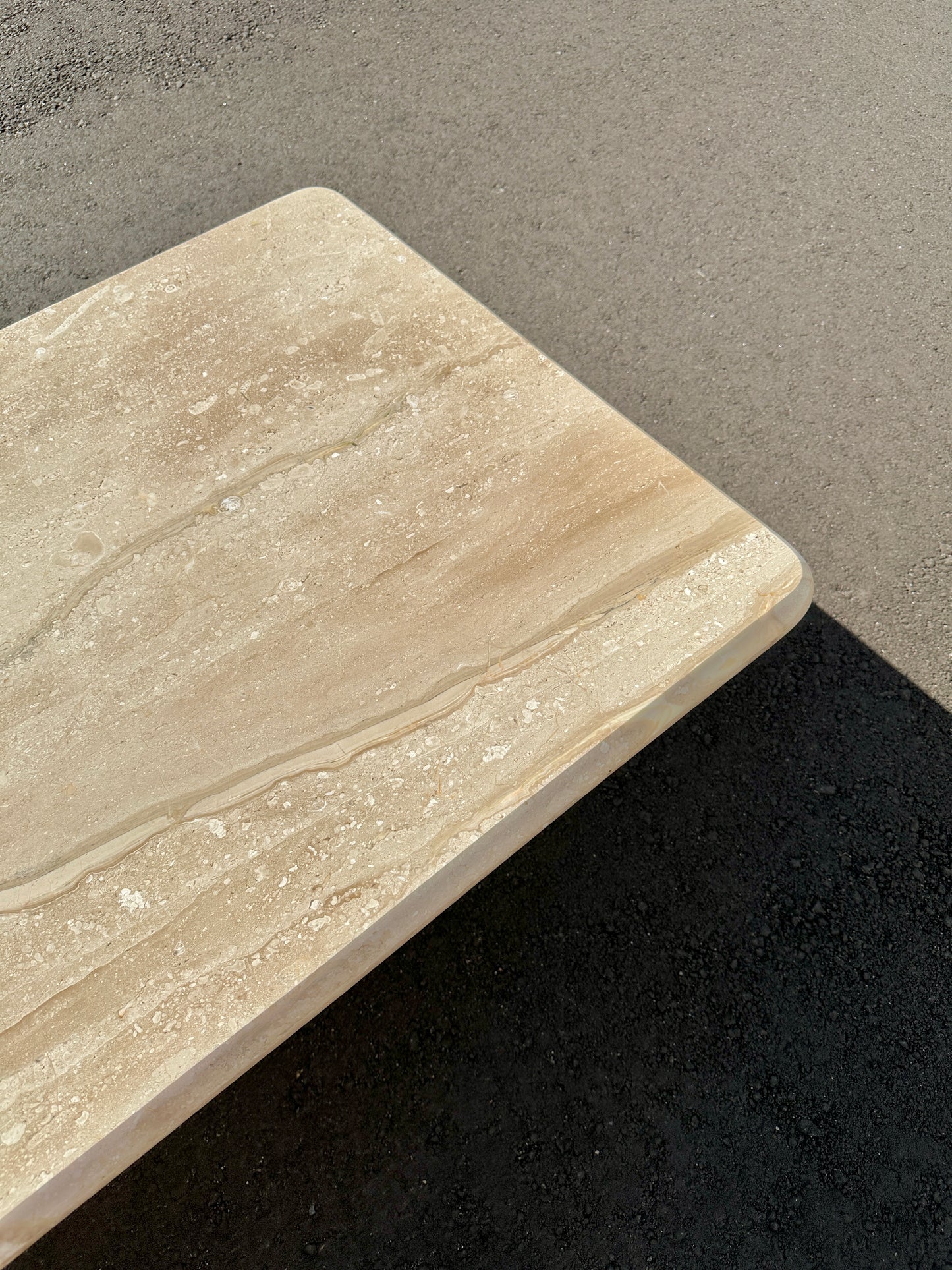 Late 20th Century Breccia Sarda Rectangle Marble Coffee Table