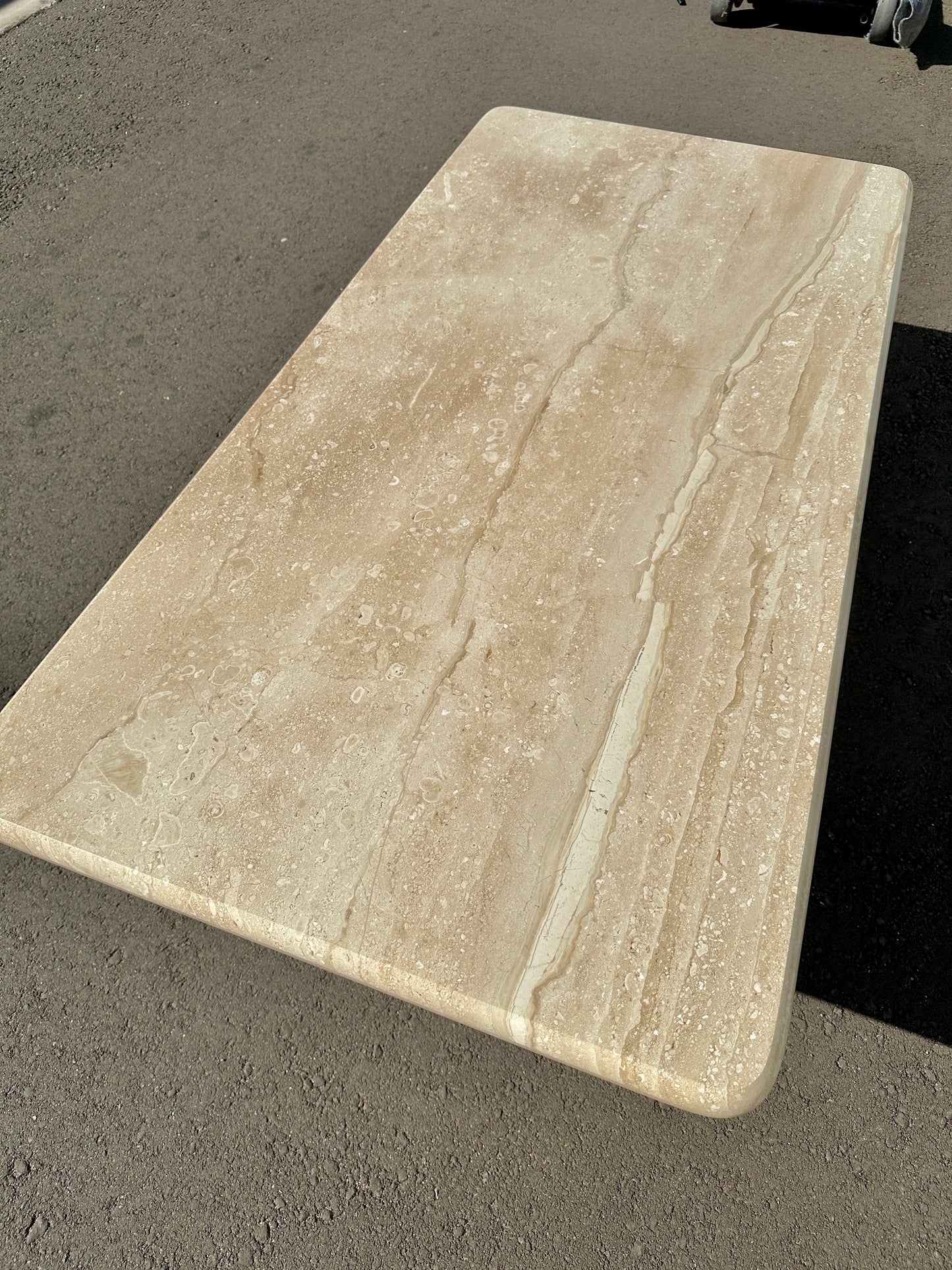Late 20th Century Breccia Sarda Rectangle Marble Coffee Table