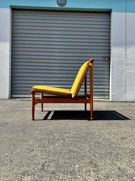 1960s Danish Lounge Chair Attributed to Kai Lyngfeldt Larsen