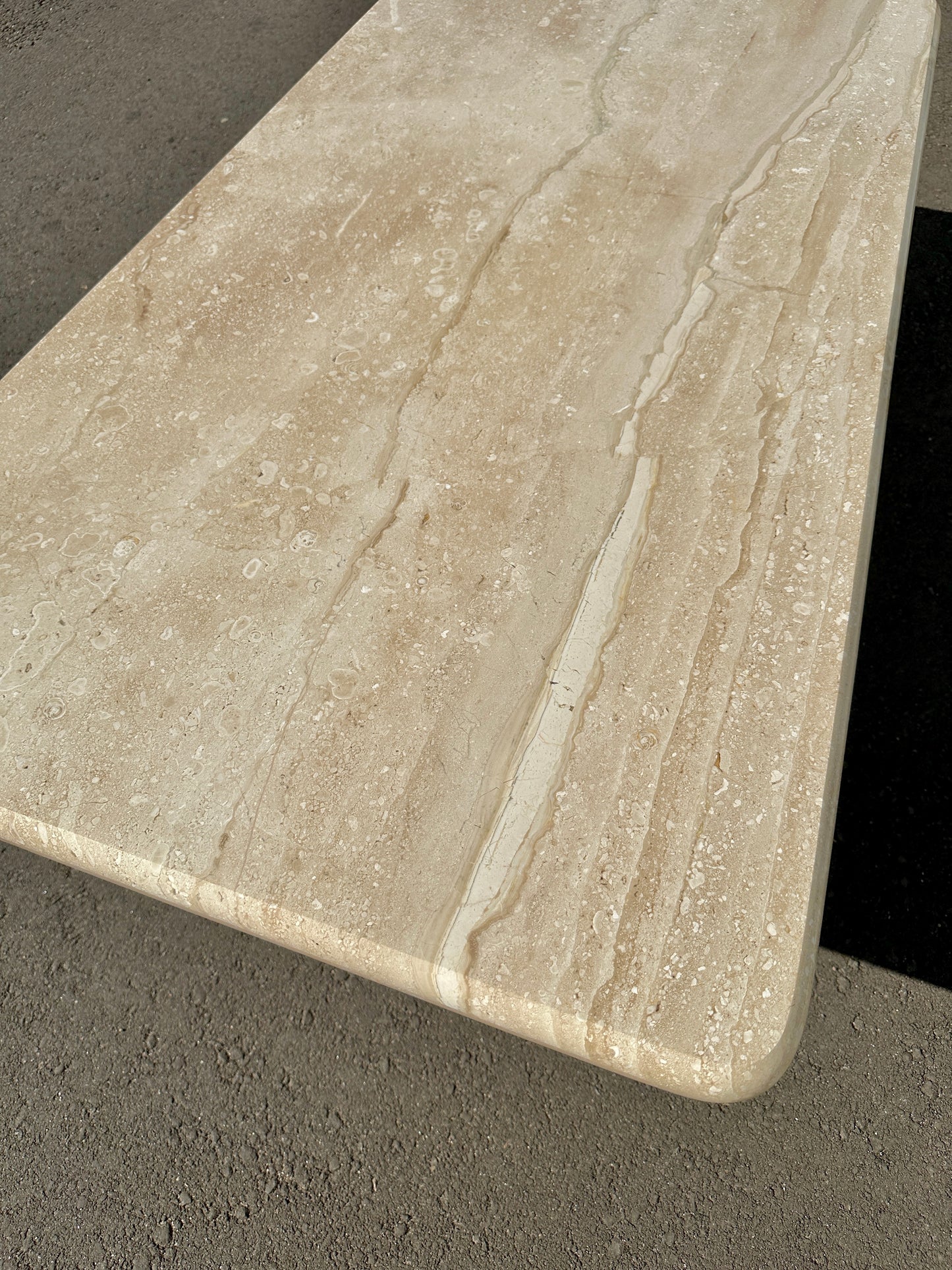 Late 20th Century Breccia Sarda Rectangle Marble Coffee Table