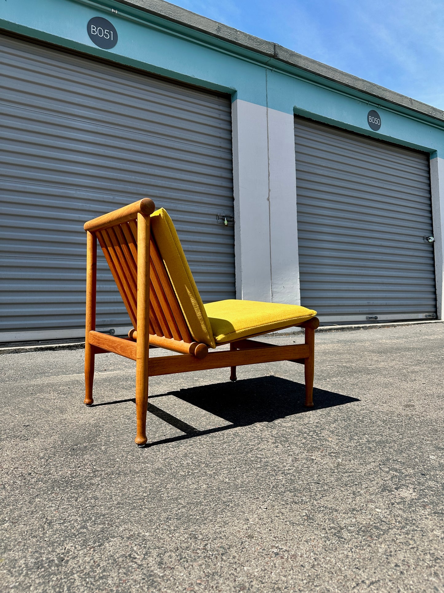 1960s Danish Lounge Chair Attributed to Kai Lyngfeldt Larsen
