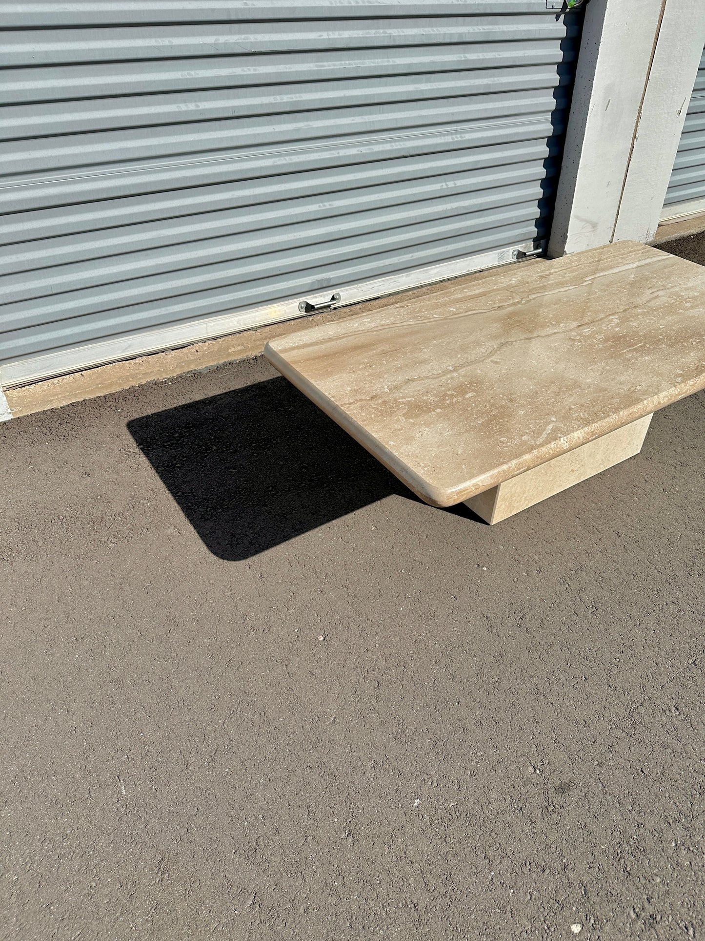 Late 20th Century Breccia Sarda Rectangle Marble Coffee Table