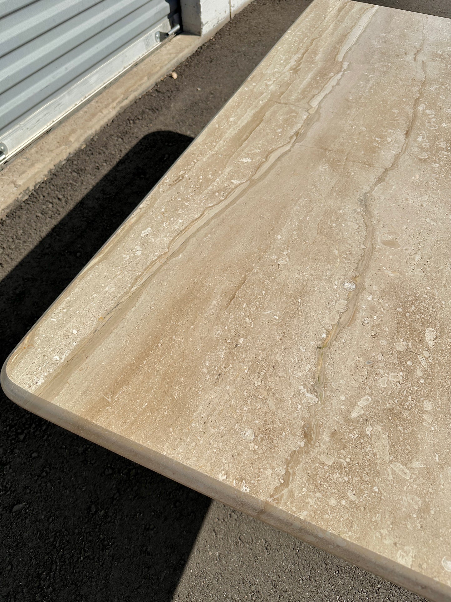 Late 20th Century Breccia Sarda Rectangle Marble Coffee Table