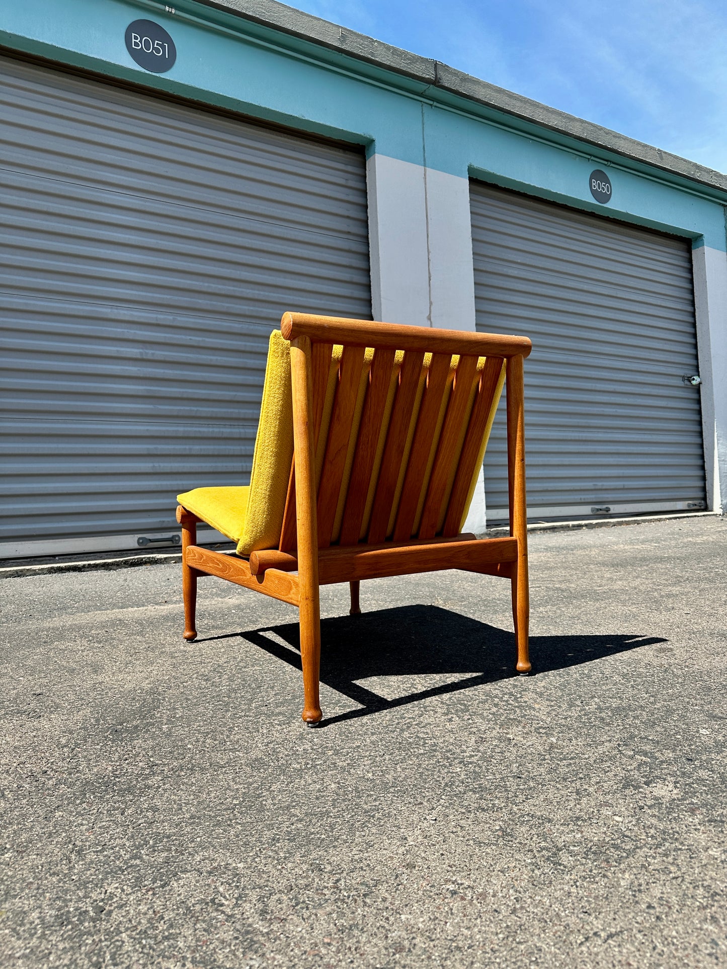 1960s Danish Lounge Chair Attributed to Kai Lyngfeldt Larsen