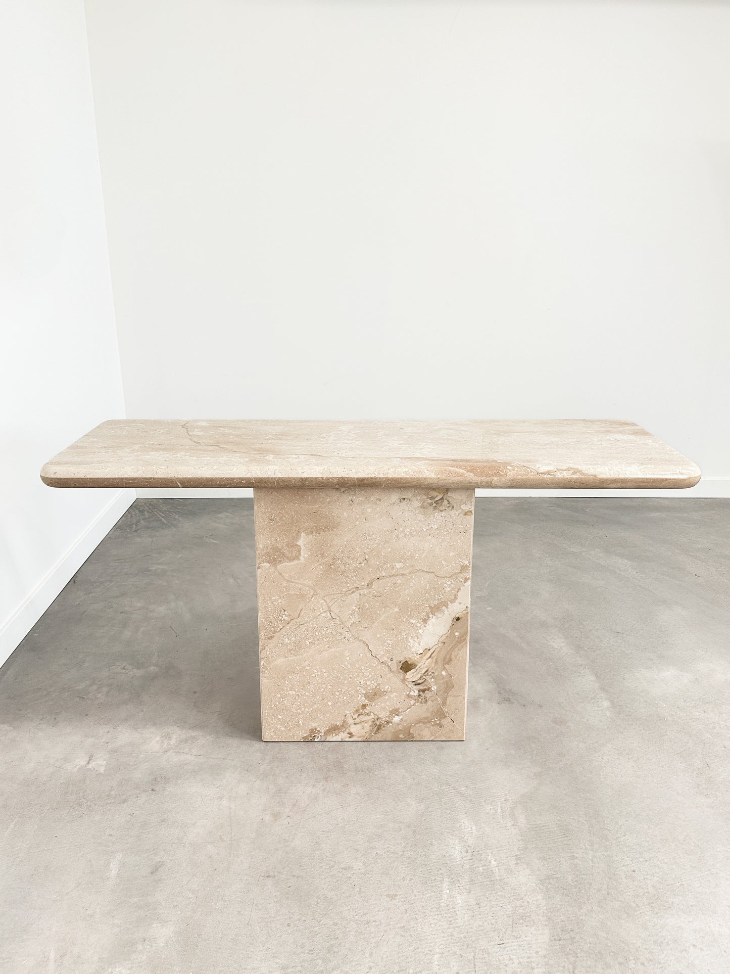 Breccia Sarda Marble Console Table, Late 20th Century