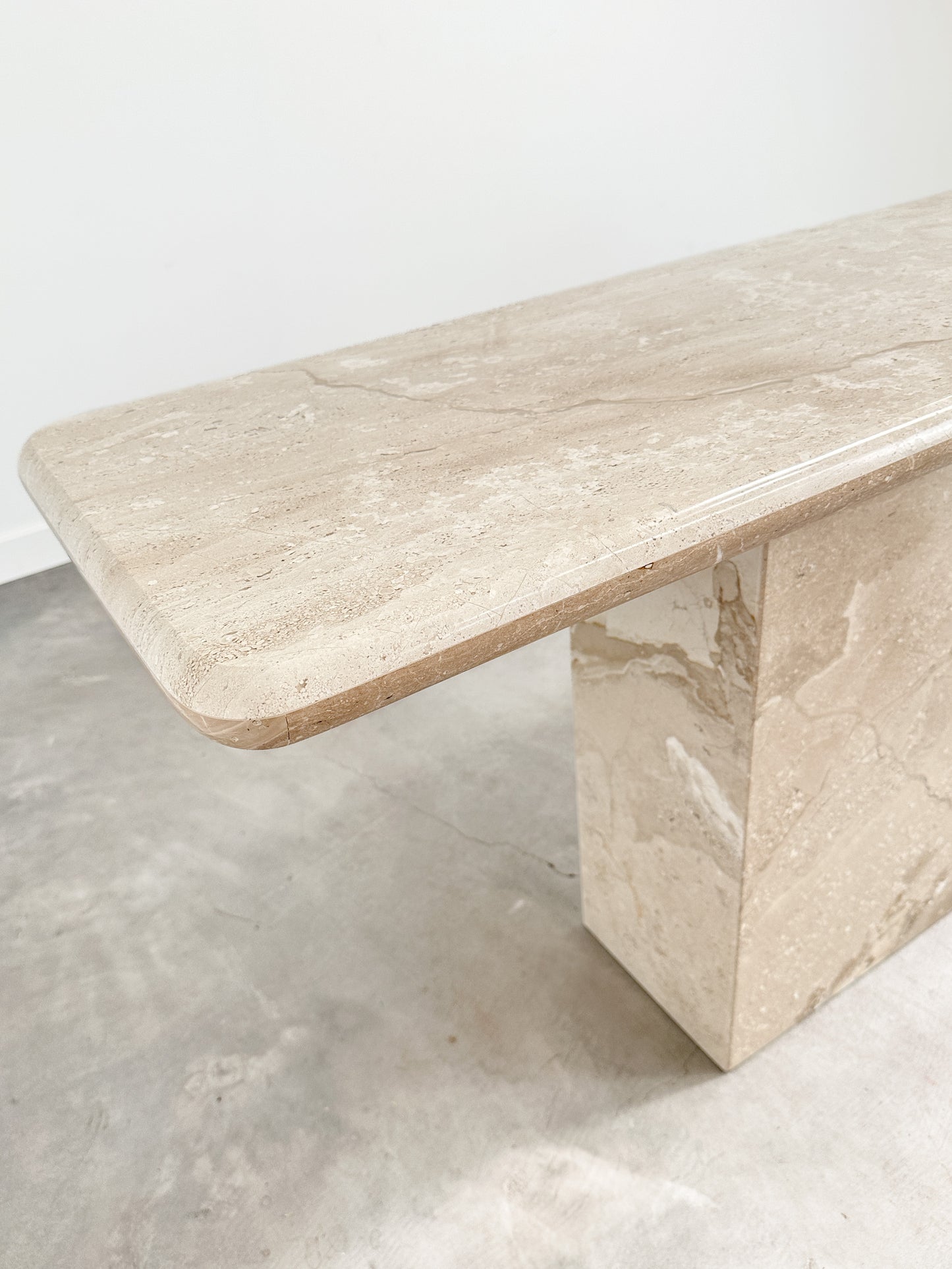 Breccia Sarda Marble Console Table, Late 20th Century