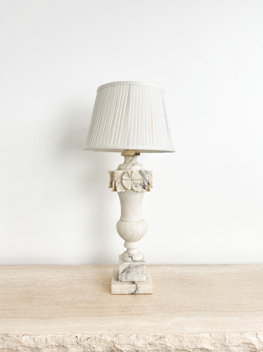 Italian Alabaster Table Lamp, Neoclassical Design